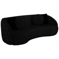 Sofa 3 Lugares 240 cm Passion Veludo SL 944 Moll