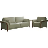 Kit Sofa 162 cm E Poltrona Decorativa Royalle Linho TCE 1026 Moll