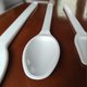 3 Colheres Grande para Restaurante Cozinha Industrial 59cm Plásticas Brancas Cinquetti