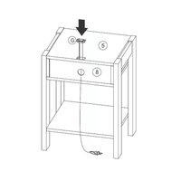 Cama Casal CM8009 E 02 Mesas De Cabeceira AZ1016 QT10 Nogal Branco Tecno Mobili