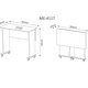 Mesa Multiuso Dobravel Para Notebook ME4117 Rustico Tecno Mobili