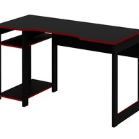 Mesa Para Computador Gamer ME4152 Preto Vermelho Tecno Mobili