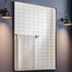 Espelho Decorativo Skkar Retang 92x62 Moldura 25 cm Preto Dhom