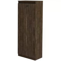 Armario 02 Portas Para Escritorio Com Chave ME4151 Nogal Tecno Mobili