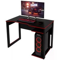 Mesa Para Computador Gamer ME4161 Preto Vermelho Tecno Mobili