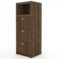 Armario Arquivo Para Pasta Suspensa ME4118 Nogal Tecno Mobili