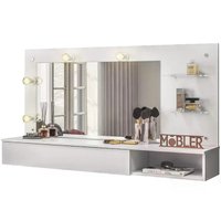 Penteadeira Camarim Suspensa 3003031 Branco MBL