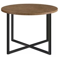 Mesa de Centro Est Aço 27857 Linha Complementos Vermont Preto Artesano