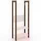 Guarda Roupa Modulado Closet AZ1029 Branco Nogal Tecno Mobili