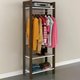 Guarda Roupa Modulado Closet AZ1029 Branco Nogal Tecno Mobili
