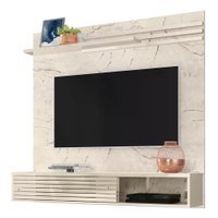Bancada Suspensa Para TV 55 Polegadas 2811 Calacata Off White Madetec