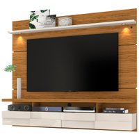 Bancada Suspensa Para TV 60 Polegadas 2761 Naturale Off White Madetec