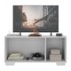 Rack TV até 32 Polegadas com Espelhos 3 Portas Multimóveis MP1079 Branco