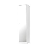 Sapateira 1 Porta com Espelho Multimóveis CR35177 Branco