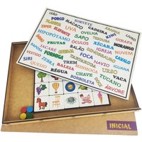 Jogo Educativo Pedagógico para Educação Infantil Lince Inicial de Madeira MDF Zanline