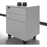 Gaveteiro Para Escritorio 03 Gavetas ME4148 Branco Tecno Mobili