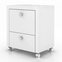 Gaveteiro Para Pasta Suspensa ME4112 Branco Tecno Mobili