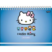 Planner da Vida 104Fls Hello Kitty Azul Jandaia