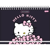 Planner da Vida 104Fls Hello Kitty Preto Jandaia