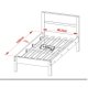 Quarto Solteiro 3 Peças CM8004 AZ1016 AZ1018 QT1 Nogal Branco Tecno Mobili