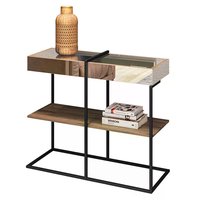 Aparador Espelhado Estilo Industrial Class Demoliçao Preto Milani Store