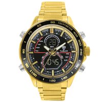 Relógio Masculino Tuguir AnaDigi TG1156 Dourado e Preto