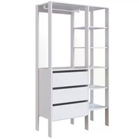 Closet 03 Gavetas DB001 Branco PP Milani Store
