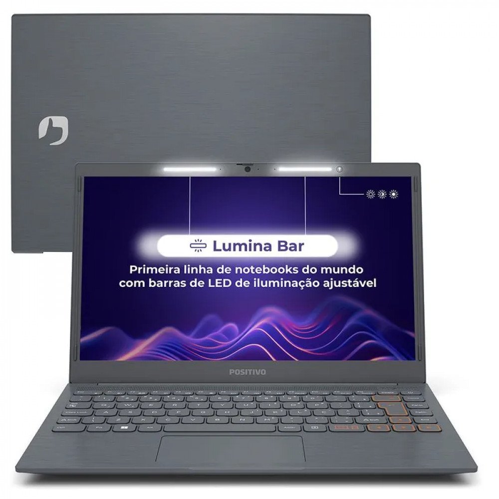 Notebook - Positivo C4128a Celeron N4020 1.10ghz 4gb 240gb Ssd Intel Hd Graphics Linux Vision C14 14" Polegadas