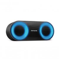 Caixa De Som Speaker Aiwa Bluetooth Luzes Multicores Ip65 Mini Speaker Aws-sp-01 Bivolt