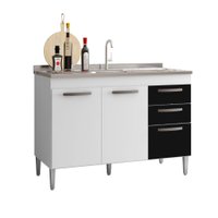 Balcão De Cozinha Poquema Laura 2 Gavetas 644136