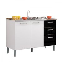 Balcão Poquema Lavinia para cuba 3 Portas 2 Gavetas 644137