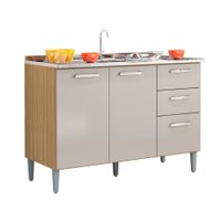 Balcão Poquema Lavinia para cuba 3 Portas 2 Gavetas 644138