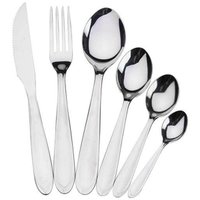 Faqueiro Tramontina Cosmos com Facas para Churrasco Conjunto de Talheres 42 Peças em Aço Inox