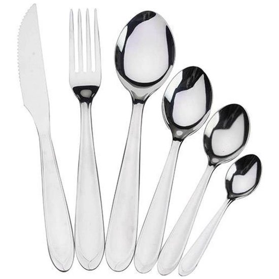 Faqueiro Tramontina Cosmos com Facas para Churrasco Conjunto de Talheres 42 Peças em Aço Inox