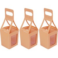 Kit 3 Embalagens para Lembrancinhas Caixinhas de Doces Cestinhas Surpresa Dello Papaya