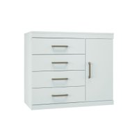 Comoda Sapateira Havana Plus 1 Porta 4 Gavetas Santos Andirá 688444