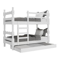Treliche Madeira Maciça - vira 2 Camas - para Colchão 78/88 x 188cm Porto Multimóveis CR35106 618478