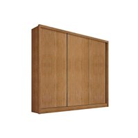 Guarda Roupas 3 Portas de Correr    e 8 Gavetas Arezzo Plus Cumaru - Novo Horizonte