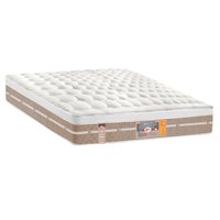 Colchão King Molas Ensacadas Pocket Silver Star Air Double Face Euro Pillow (193x203x34) - Castor