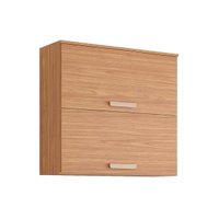 Armário Aéreo p/ Cozinha Bella c/2Portas Basculantes 80 cm Freijo - MGM