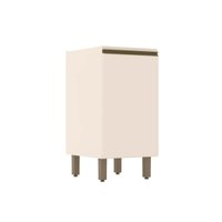 Balcão de Cozinha Modulado Connect 1 Porta s/Tampo 40x52x81cm Off White - Henn