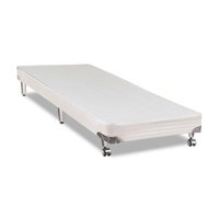 Cama Box Base Universal Solteiro Gold Star Vitagel White (88x188x10) - Castor