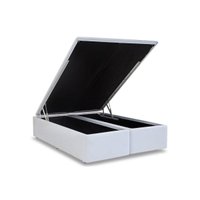Cama Box Baú Universal King Courano White (193x203x35) - Ortobom