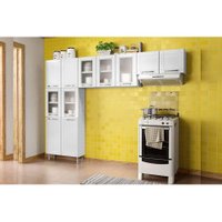 Kit de Cozinha Modulada 3 Peças Múltipla (2 Armários + 1 Paneleiro) CPT98 Branco - Bertolini