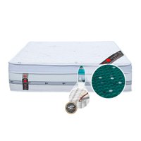 Colchão Queen Magnético c/Vibro Massagem Niponpedic Molas Ensacadas Pocket (158x198x32) - Castor
