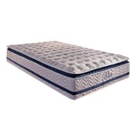 Colchão Solteiro Molas MasterPocket Ensacadas Visco Gel    Blue Pillow Top (88x188x32) - Paropas