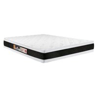 Colchão King Espuma D45  Black White AIR Euro Pillow Double Face (193x203x27) - Castor