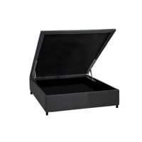 Cama Box Baú Universal Casal Courano Gray (138x188x35) - Costa Rica