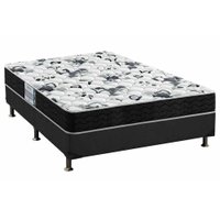 Cama Box Casal: Colchão Espuma Probel D28/EP Anatômico Advanced Tech1000 + Base CRC Suede Gray(138x188)