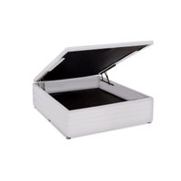 Cama Box Baú Universal Casal Courano White (138x188x35) - Ortobom